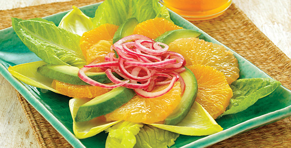 Avocado Citrus Salad with Marinated Onion