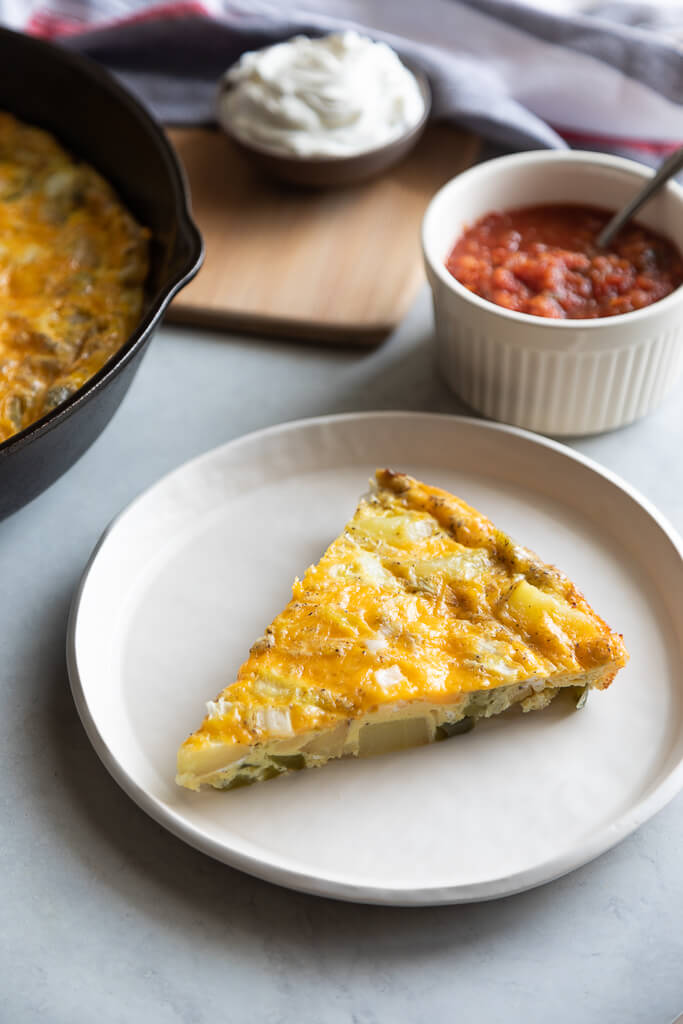 Onion Potato Breakfast Frittata