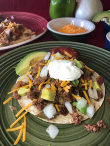 Five-a-Day Tostadas