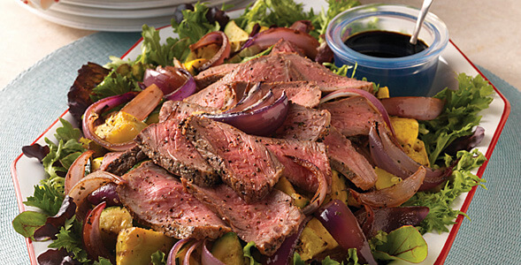 Grilled Beef & Onion Salad National Onion Association