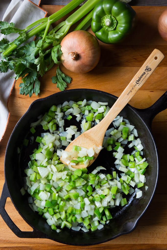 Cooking with The Cajun Holy Trinity from The National Onion Association