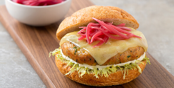 Pickled Onion Turkey Burger National Onion Association