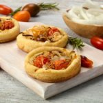 Sweet Onion Tomato Tartlets